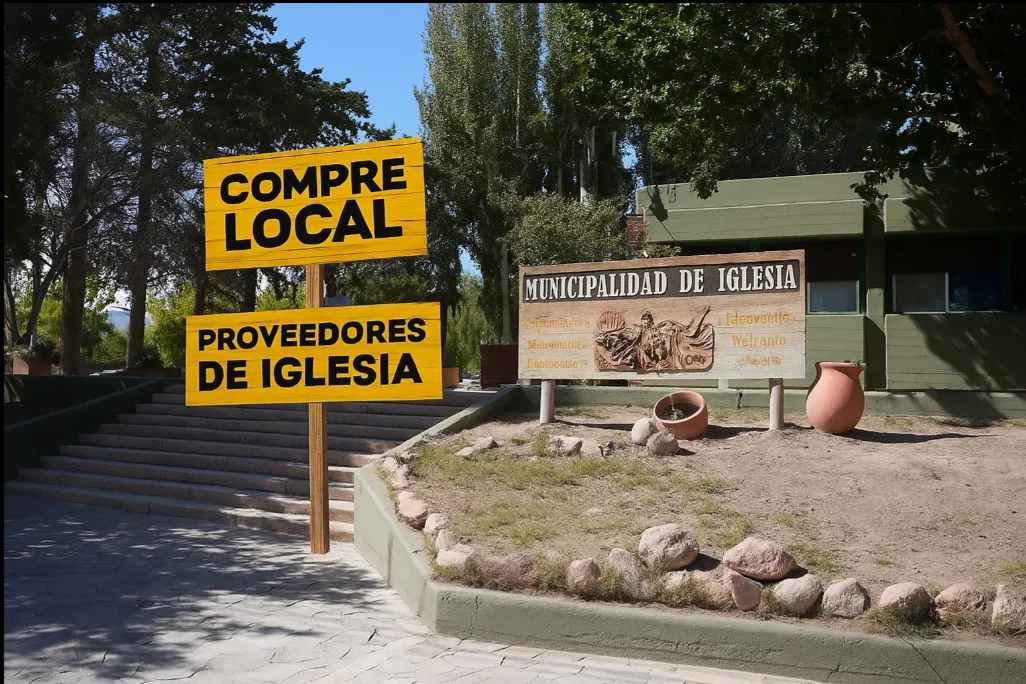 Iglesia San Juan, zona de influencia de la Ley de proveedores mineros. 