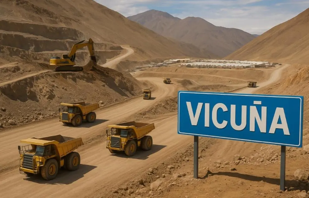 Imagen representativa de Vicuña y sus operaciones mineras
