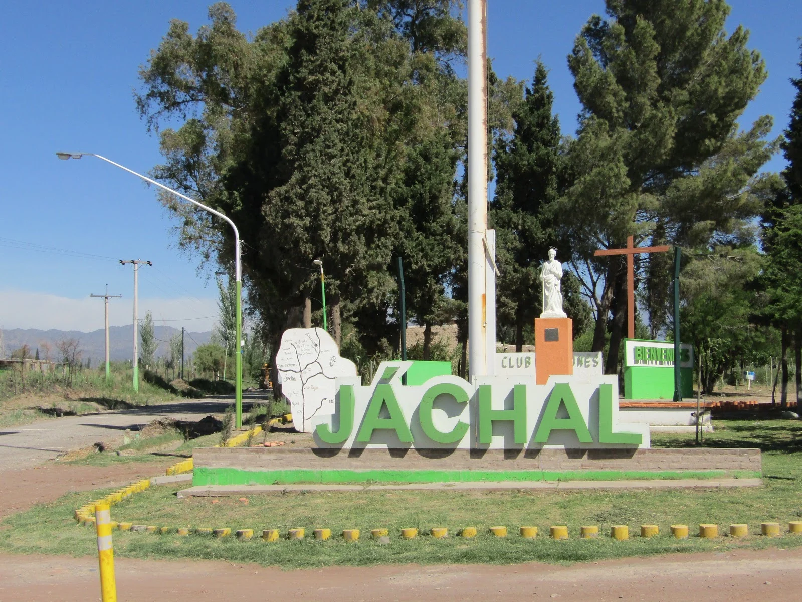 Vicuña becas IT Jáchal Iglesia: Imagen de la entrada al departamento sanjuanino Iglesia