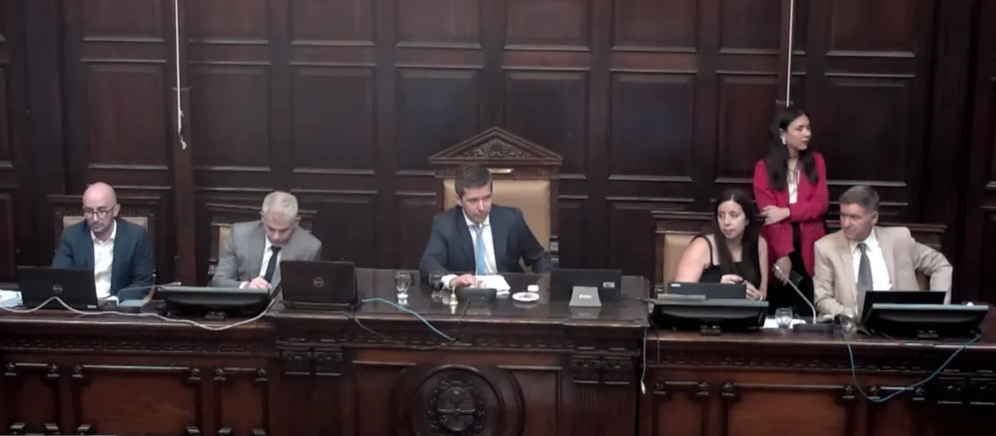 Imagen de la Cámara de Diputados de Mendoza, donde se aprobó la Declaración de Impacto Ambiental (DIA) para el proyecto San Jorge.