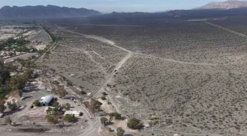 Terreno baldío donde se construirá la Zona Franca de Jáchal.