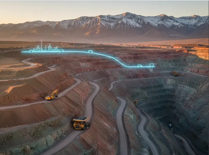 Paisaje de alta montaña donde se proyectan minas de cobre en San Juan. Imagen ilustrativa de ACERO Y ROCA