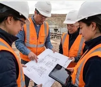 Esquema de planta de oxidación a presión minería. Imagen ilustrativa de ACERO Y ROCA