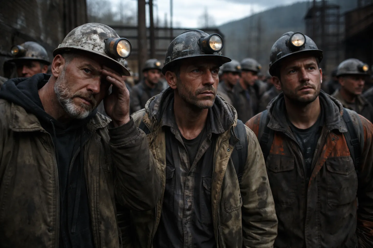 Imagen de trabajadores desocupados preocupados. Imagen ilustrativa de ACERO Y ROCA