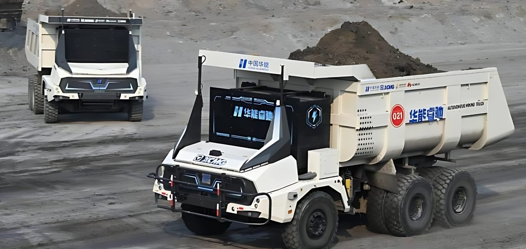 Caída de acciones de Caterpillar: camiones de la firma xcmg autónomos