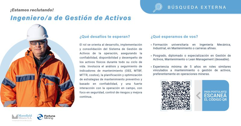 Ingeniero/a de Gestión de Activos