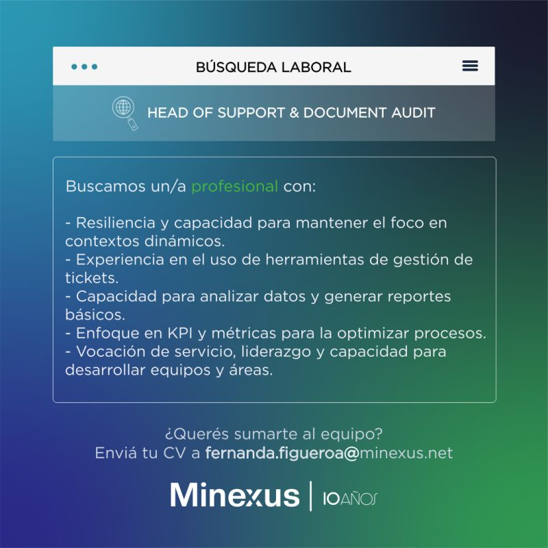 Oportunidades laborales