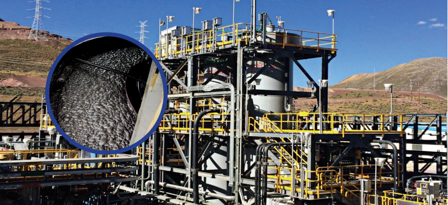 Celdas de flotación BGRIMM 680 metros cúbicos planta de cobre.