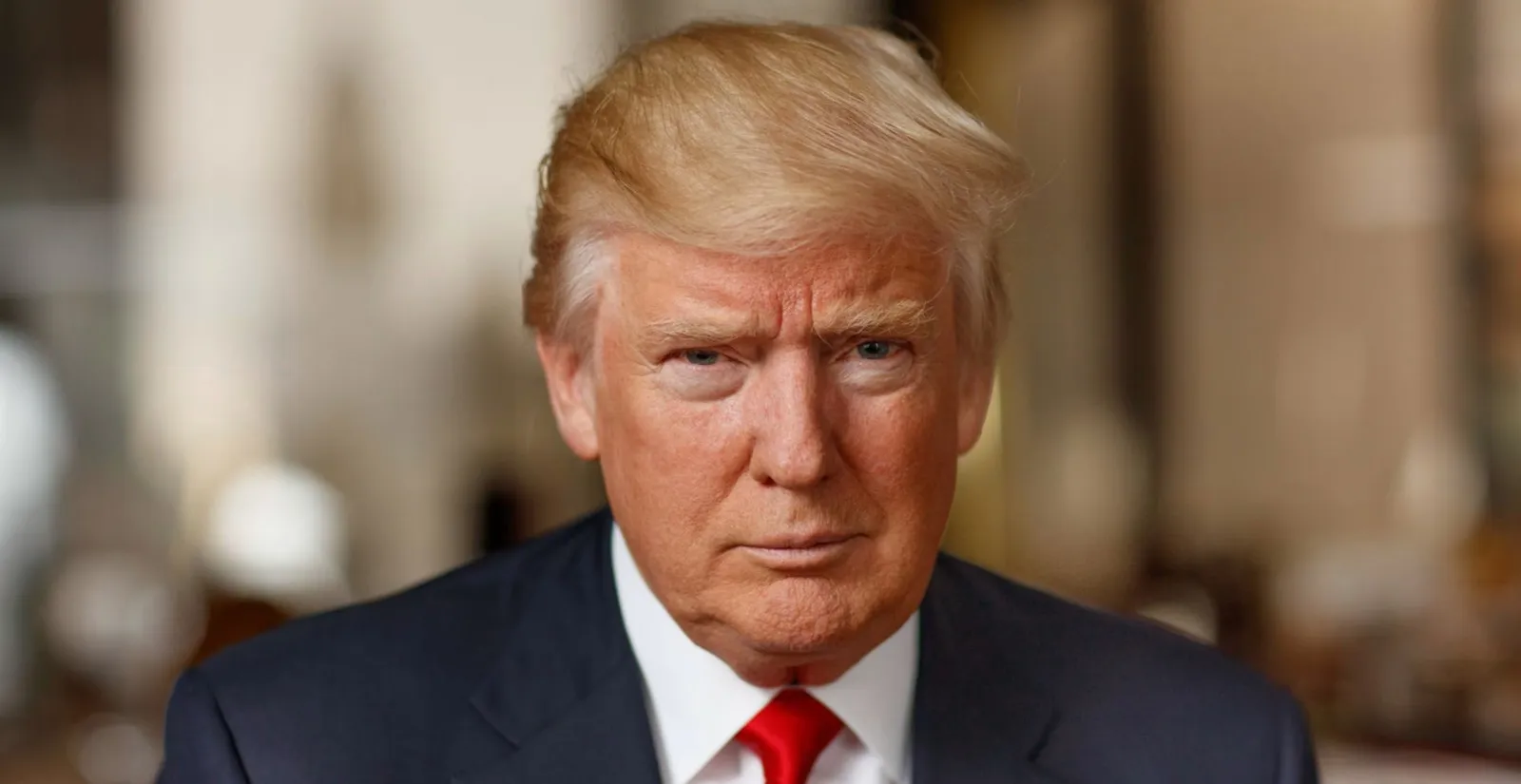 Retrato de Donald Trump