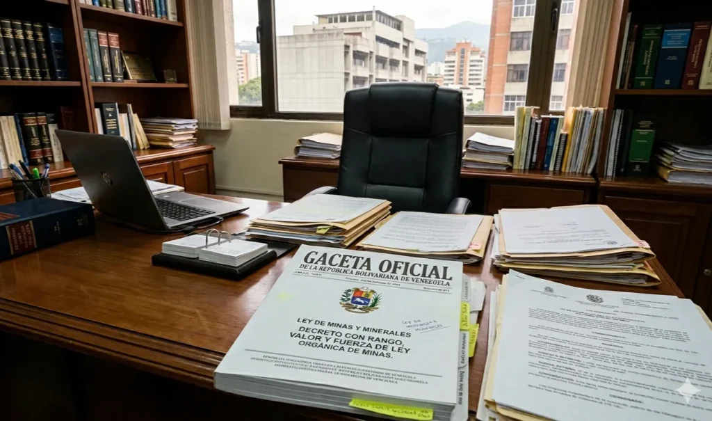 El debate por la nueva ley minera en Venezuela. Imagen ilustrativa: ACERO Y ROCA.
