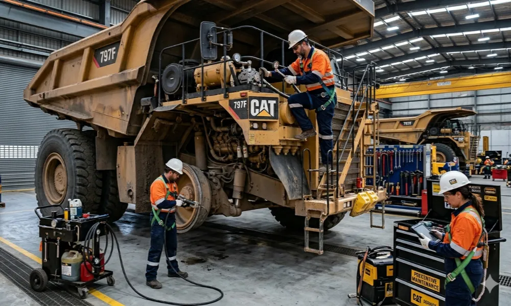 Mantenimiento preventivo de equipos para evitar pérdidas operativas. Imagen ilustrativa: ACERO Y ROCA.