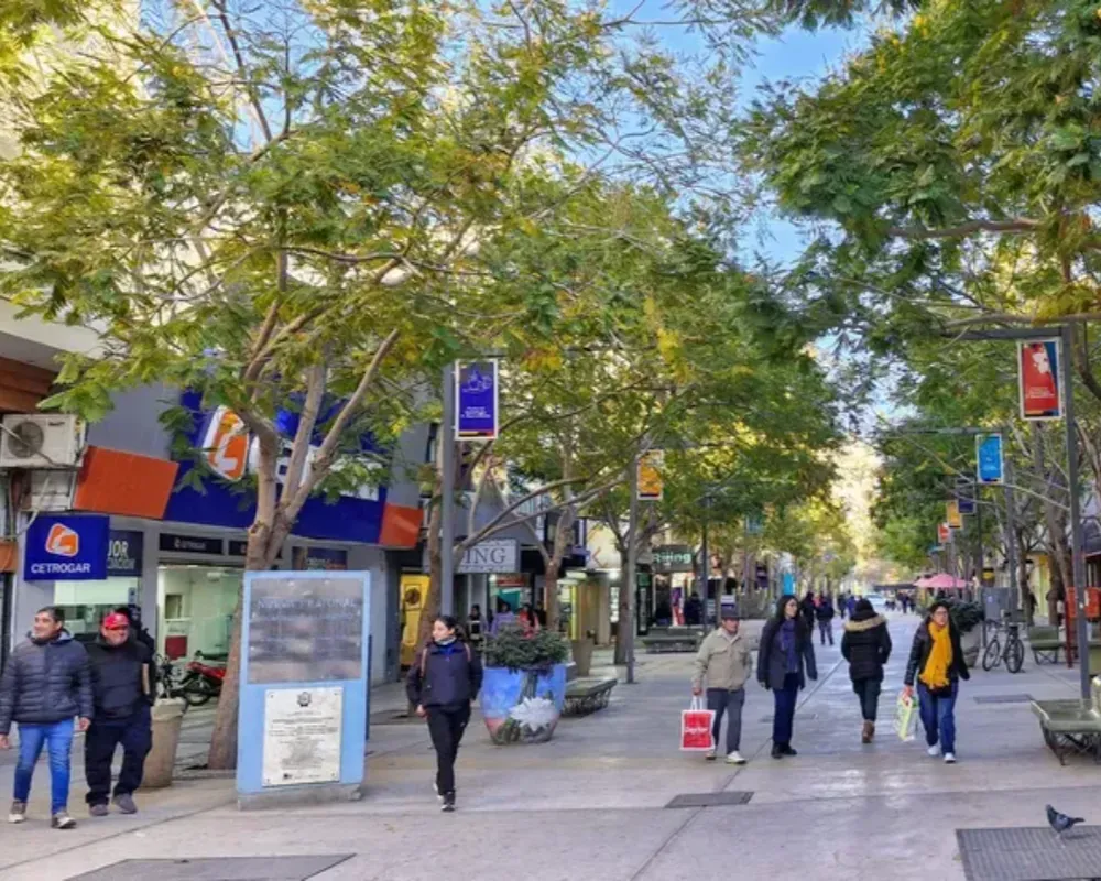comercios de la provincia de san juan nucleados en el centro peatonal de la provincia. 